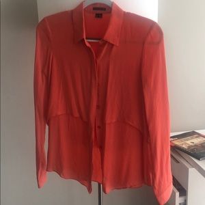 Theory coral long sleeve